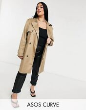 Asos Curve Trench Coat  plus size, ,20,22,24,26,28,30, TSL for sale  Shipping to South Africa