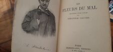 Fleurs mal baudelaire.edition d'occasion  Rennes-