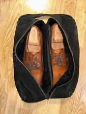 Usado, Bolsa de Sapato de Golfe CALLAWAY, Camurça Preta, Vintage Fabricada Nos EUA comprar usado  Enviando para Brazil