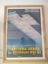 Poster reclame vintage usato  Roma