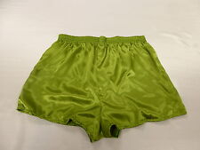Green satin boxers for sale  LEICESTER