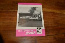 Turner Flail Flail Blazer Brochure 1974  (12)  for sale  TIVERTON