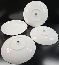 (4) Conjunto de tigelas de macarrão Euro Ceramica White Bone China 10" lote de pratos lisos comprar usado  Enviando para Brazil