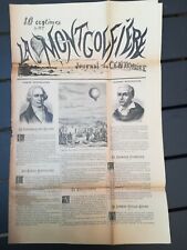 Montgolfière journal centenai d'occasion  Villefranche-sur-Saône