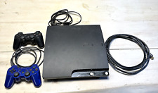 Consola Sony PlayStation 3 PS3 Slim CECH-2001A 120 GB CON 2 controladores y cables, usado segunda mano  Embacar hacia Argentina