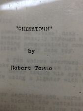 Chinatown screenplay robert for sale  Chicago