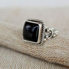 Black Onyx Gemstone 925 Sterling Silver Ring Mother's Day Jewelry All Size EM-45 for sale  Shipping to South Africa