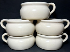 Set 5~Vtg Thomas Ceramics Marshall Pottery Stoneware Handle Crock Soup Bowl Mug, used for sale  Shipping to South Africa