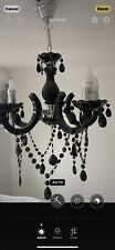 Black crystal chandelier for sale  DONCASTER