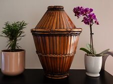 Vase rattan wrapped for sale  Vienna