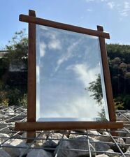 Mirror wooden wood for sale  Shipping to Ireland
