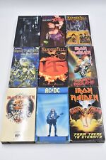 Lote de 9 fitas VHS vintage Iron Maiden Hammer Fall Dio AC/DC comprar usado  Enviando para Brazil
