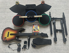 PS3 Guitar Hero World Tour Bundle Conjunto de Bateria de Guitarra Pedal Microfone NOVOS INTERRUPTORES DE VERÃO comprar usado  Enviando para Brazil
