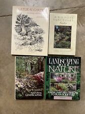 Lote de 4 livros como fazer paisagismo natural jardinagem santuário de vida selvagem comprar usado  Enviando para Brazil