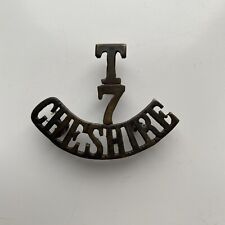 Cheshire regiment bronze for sale  HUDDERSFIELD