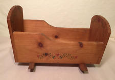 baby s brown wooden crib for sale  Springfield
