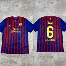 Camiseta de fútbol Nike FC Barcelona 2011 2012 Home #8 Xavi talla M   segunda mano  Embacar hacia Argentina