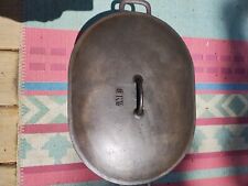 Used, Antique Swedish Husqvarna? 8L Oval Cast Iron Dutch Oven Roaster for sale  Shipping to South Africa