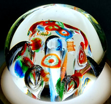 ART GLASS PAPERWEIGHT Abstract Eyes Control Bubble 1990 VINTAGE RARE VG+++ for sale  Shipping to South Africa