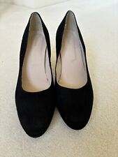 Black suede court for sale  PETWORTH