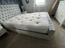 bed grey velvet for sale  SUTTON COLDFIELD