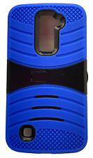 Capa protetora para telefone Sonne com suporte Kiskstand para LG K10 - Azul/preto comprar usado  Enviando para Brazil