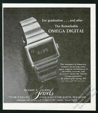 Omega Digital 1974 reloj LED foto vintage anuncio impreso segunda mano  Embacar hacia Argentina