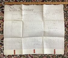 Indenture document 1863. for sale  CHIPPENHAM