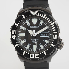 Vídeo usado Seiko Night Monster SZEN002/7S26-03G0 automático mergulhador preto 42 mm comprar usado  Enviando para Brazil