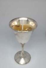Silver plated goblet for sale  PAIGNTON