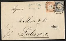 1875 lettera lipsia usato  Vobbia