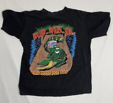 Vintage Budweiser Frog Crocodile T-Shirt Size Large (see Photo Measures) 90s USA for sale  Shipping to South Africa