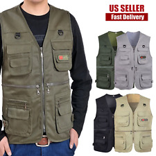 Mens utility vest for sale  Solon