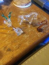 Glass animal figurines for sale  Warren