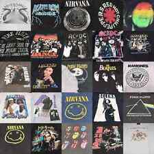 Lote de 25 camisetas masculinas turnê concerto banda vários tamanhos atacado rock rap country comprar usado  Enviando para Brazil