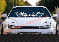 Adesivo decalque Ruthless As Fck Windshield Banner jdm kdm rebaixado rally drift race comprar usado  Enviando para Brazil