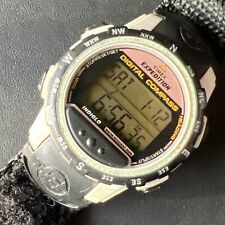Reloj cronógrafo vintage Timex Expedition para hombre brújula digital bronceado del desierto 42 mm segunda mano  Embacar hacia Argentina