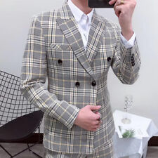 Plaid men suits for sale  Shipping to Ireland