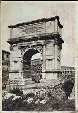 Cartolina roma arco usato  Treviso Bresciano