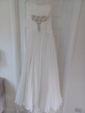 Used, Enzoani Blue, Baltimore, Size 10 Wedding Dress, Strapless, Diamante. for sale  Shipping to South Africa