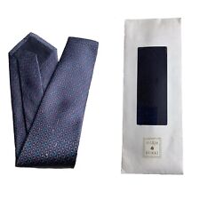 Marja Kurki Vintage Tie Men Necktie Pure Silk Special Design Blue Uterus Image myynnissä  Leverans till Finland