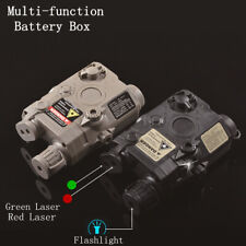 PEQ15 Airsoft tático verde/vermelho laser/luz branca função tocha caixa de bateria comprar usado  Enviando para Brazil