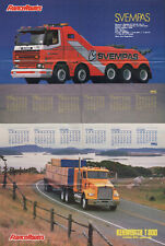 Poster camion calendrier d'occasion  Brignais