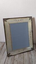 Vintage Venetian Mirror Fancy Corner Caps & Shaded Design Frame 8" x 6" Photo, used for sale  Shipping to South Africa