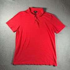 Camisa polo masculina Nordstrom XL vermelha manga curta clássica preppy negócios casual comprar usado  Enviando para Brazil