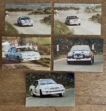 5 x PHOTO - OPEL MANTA i200 in rally (wood; brush; and... 1984 - 1986) for sale  Shipping to South Africa