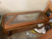 Brown glass table for sale  Waldorf