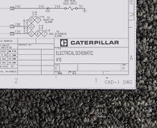 Retroescavadeira Caterpillar 416 diagrama de fiação elétrica manual comprar usado  Enviando para Brazil