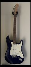 Used, Squier Stratocaster Fender Electric Guitar Dark Blue Made In Indonesia for sale  Shipping to South Africa