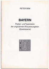 Bavière Plate- Et Typentafeln Le non Dentés Kreuzerausgaben De Peter Sem, usado comprar usado  Enviando para Brazil